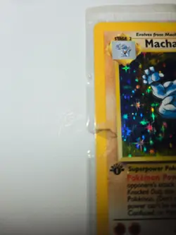 Sealed Machamp 1st Edition 8/102 Holo Base Set WOTC Pokemon NM - Image 2