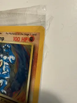 1999 Pokemon 1st Edition Machamp Holo – Factory Sealed – Base Set - Image 4