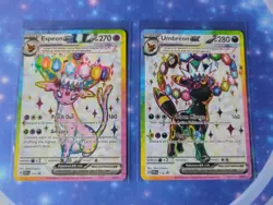Pokemon TCG Umbreon & Espeon Black Star Promo SVP 175 176 Prismatic Evolutions 3 - Image 2