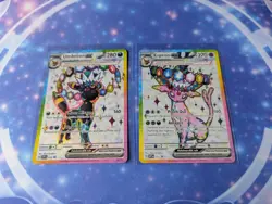 Pokemon TCG Umbreon & Espeon Black Star Promo SVP 175 176 Prismatic Evolutions - Image 2
