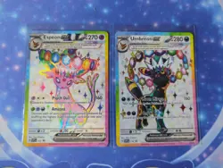 Pokemon TCG Umbreon & Espeon Black Star Promo SVP 175 176 Prismatic Evolutions 2 - Image 2