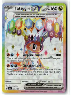 Tatsugiri ex 226/191 Ultra Rare Surging Sparks Pokemon NM b3 - Image 1