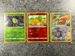 Pokemon TCG (Set of 3) Unpeeled Ditto Pokemon GO Spinarak Numel Bidoof NM - Image 1