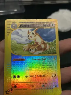 Pokemon TCG Furret 48/147 Aquapolis Reverse Holo 2003- MP/ LP - Image 2