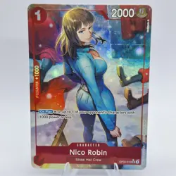 One Piece OP05-010 - PRB01 Nico Robin Alt Art English NM - Image 2