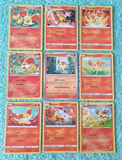 FENNEKIN & BRAIXEN BUNDLE OF POKEMON CARDS - Image 1