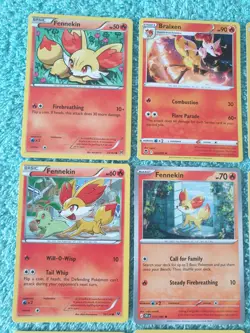 FENNEKIN & BRAIXEN BUNDLE OF POKEMON CARDS - Image 2