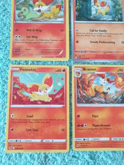 FENNEKIN & BRAIXEN BUNDLE OF POKEMON CARDS - Image 4