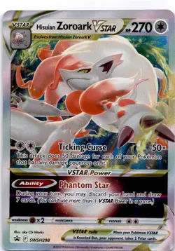 Hisuian Zoroark VSTAR - Promo SWSH: Sword & Shield Promo Cards SWSH298 NM - Image 1