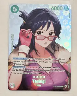 Bandai One Piece Card Game Tashigi OP14-029 SP OP-16 NM TCG - Image 1