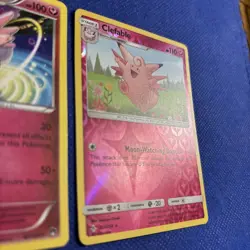 Clefable Reverse 133/214 And Regular Clefable 82/122 Pokemon Card - NM - Image 2