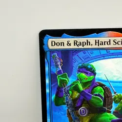 Don & Raph, Hard Science MTG Secret Lair TMNT 0144 Rare Izzet Card - Image 3