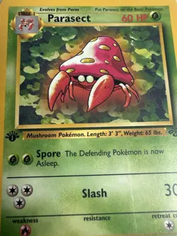 Parasect 1st edition 41/64 jungle WOTC vintage Pokemon - Image 2