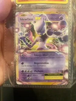 Mewtwo EX 52/108 Pokemon Evolutions 2016 English Mint Condition Rare Card - Image 1