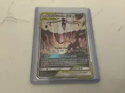 Pokemon TCG Espeon & Deoxys GX SM240 Black Star Promo Full Art Holo - Image 1