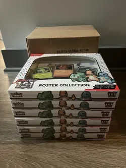 POKEMON SCARLET & VIOLET: 151 POSTER COLLECTION 6-BOX CASE - Image 1