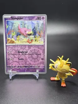 Slowpoke 057/142 Pokemon Sv07: Stellar Crown Reverse Holo - NM - Image 1