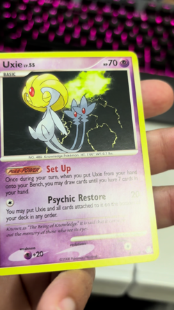 Uxie 43/146 Rare Legends Awakened Pokemon NM - Image 2