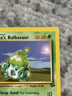 Pokemon TCG Erika's Bulbasaur Gym Challenge 39/132 Regular Unlimited MP - Image 3