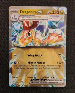 Pokemon Dragonite ex 159/197 SV03: Obsidian Flames Holo - Image 1