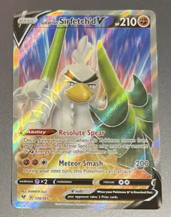 Galarian Sirfetch'd V 174/185 SWSH Vivid Ultra Rare Pokemon QTY Available - Image 1