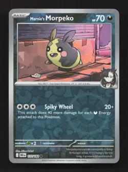 Marnie's Morpeko 137/182 Common Destined Rivals Pokemon Reverse Holo Near Mint - Image 1