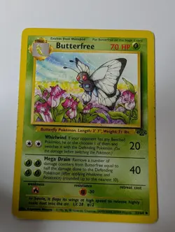 Butterfree 33/64 Uncommon Jungle Pokemon Unlimited Moderately Played - Image 1