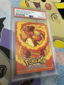 1999 TOPPS PSA 9 CHARMELEON #E5 POKEMON THE MOVIE Ed - Image 1