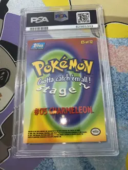 1999 TOPPS PSA 9 CHARMELEON #E5 POKEMON THE MOVIE Ed - Image 3