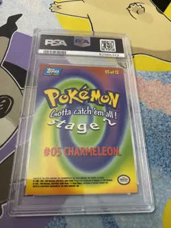 1999 TOPPS PSA 9 CHARMELEON #E5 POKEMON THE MOVIE Ed - Image 5