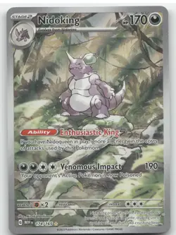2023 Scarlet & Violet 151 Nidoking Secret Rare #174/165 - Image 1