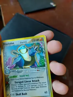 Pokemon Blastoise Delta Species 2/100 EX Crystal Guardians Holo Rare HP/Damaged - Image 5