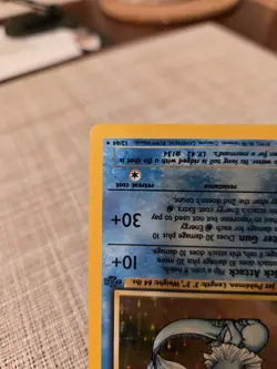 Pokemon Vaporeon Jungle 1st Edition Holo Rare 12/64 Stage 1 80 HP English - Image 4