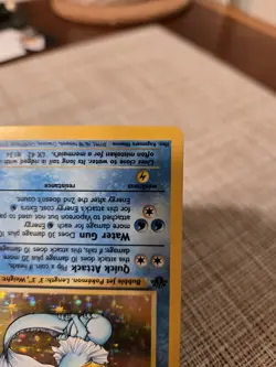 Pokemon Vaporeon Jungle 1st Edition Holo Rare 12/64 Stage 1 80 HP English - Image 5