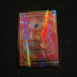 Mew ex 193/165 Sv: Scarlet & Violet 151 Ultra Rare Holo Full Art - Image 1