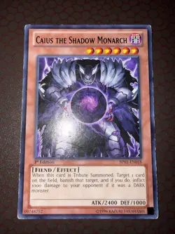 Yu-Gi-Oh! Caius the Shadow Monarch -BP01-EN018- Rare - 1st Edition MP! - Image 1