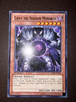 Yu-Gi-Oh! Caius the Shadow Monarch -BP01-EN018- Rare - 1st Edition MP! - Image 2