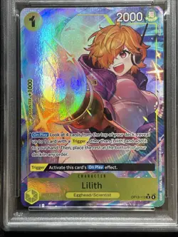 ONE PIECE LILITH OP13-113 CARRYING ON HIS WILL ALT ART PSA 10 Gem Mint🔥 - Image 4