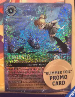 Tinker Bell - Giant Fairy Promo Glimmer Foil - Disney Lorcana Near Mint SEALED - Image 2