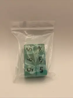 Disney Lorcana Whispers In The Well Dice - Six Die - Glow In Dark - EN 10 -Trove - Image 1