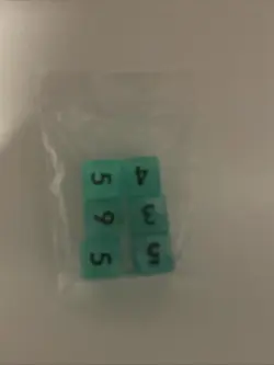 Disney Lorcana Whispers In The Well Dice - Six Die - Glow In Dark - EN 10 -Trove - Image 2
