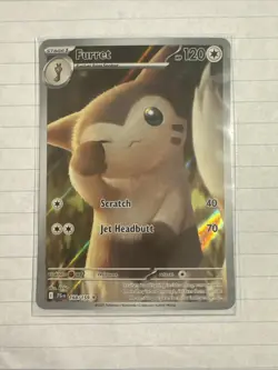 Furret 168/159 SV09: Journey Together Holo Illustration Rare Pokemon TCG NM - Image 1
