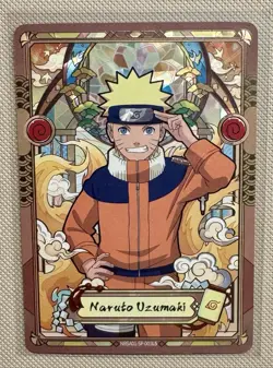 Naruto Uzumaki NRSA01-SP-001L5 SP Card English Heaven Scroll glass mosaic NM - Image 1