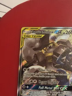 Lucario & Melmetal GX SM192 Black Star Promo Full Art TAG TEAM Pokemon Card NM - Image 2
