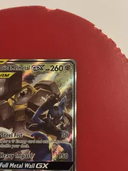 Lucario & Melmetal GX SM192 Black Star Promo Full Art TAG TEAM Pokemon Card NM - Image 3