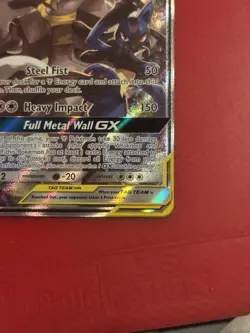 Lucario & Melmetal GX SM192 Black Star Promo Full Art TAG TEAM Pokemon Card NM - Image 4