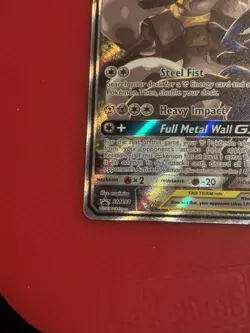 Lucario & Melmetal GX SM192 Black Star Promo Full Art TAG TEAM Pokemon Card NM - Image 5