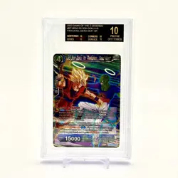 POP 1! SS Son Goku Paikuhan SR Dawn of the Z-Legends Card DBS BGS 10 BLACK LABEL - Image 1