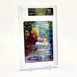 POP 1! SS Son Goku Paikuhan SR Dawn of the Z-Legends Card DBS BGS 10 BLACK LABEL - Image 2