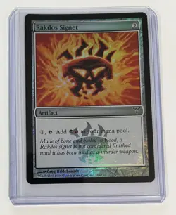 *foil RAKDOS SIGNET Dissension MTG Magic the Gathering - Image 1